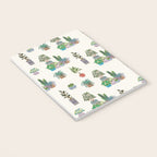 Ivory Background Plant Love Art Print Pattern Notebook Gallery Image 3
