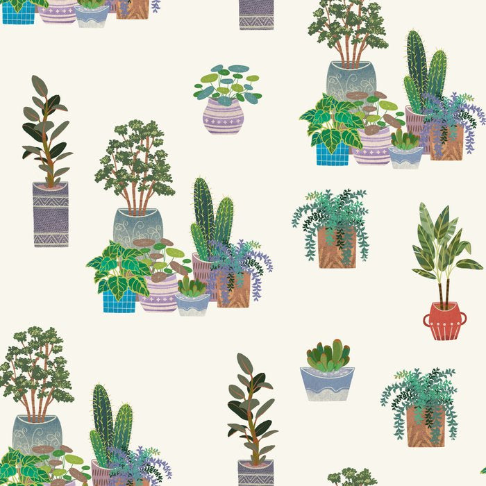 Ivory Background Plant Love Art Print Pattern Coffee Mug Gallery Image 2