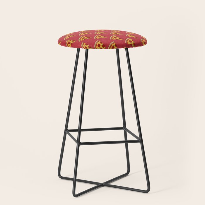 FAST FOOD / Pizza - pattern Stool Gallery Image 1