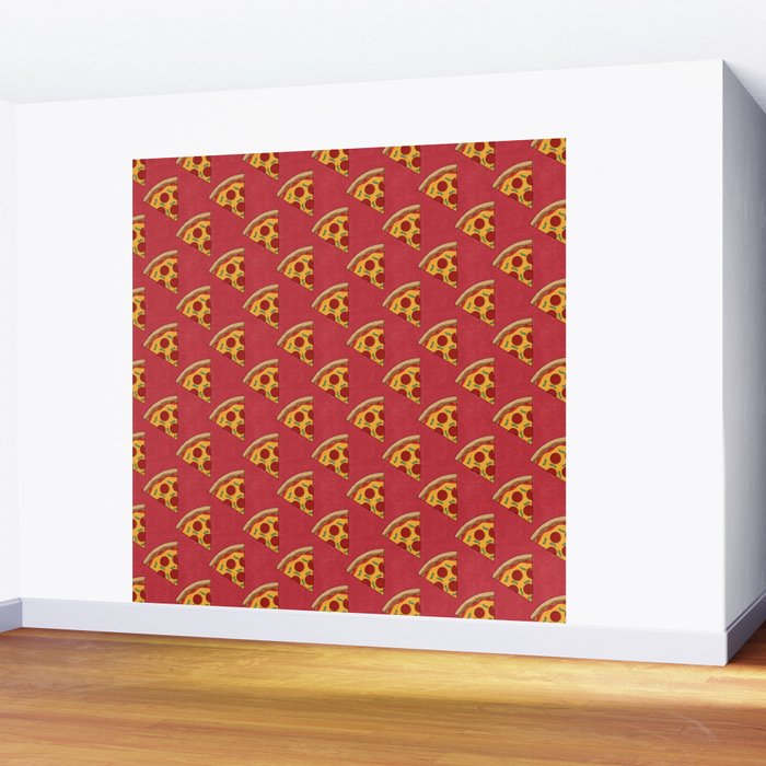 FAST FOOD / Pizza - pattern Wall Mural Gallery Image 2