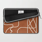 Abstract Face Sketch 4 Laptop Sleeve Gallery Image 2