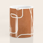 Abstract Face Sketch 4 Coffee Mug Gallery Image 4