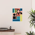Neo Memphis Pattern 1 - Abstract Geometric / 80s-90s Retro Poster Gallery Image 2