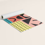 Neo Memphis Pattern 1 - Abstract Geometric / 80s-90s Retro Yoga Mat Gallery Image 2