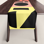 Neo Memphis Pattern 1 - Abstract Geometric / 80s-90s Retro Table Runner Gallery Image 1