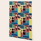 Neo Memphis Pattern 1 - Abstract Geometric / 80s-90s Retro Wallpaper Gallery Image 2