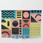 Neo Memphis Pattern 1 - Abstract Geometric / 80s-90s Retro Wall Hanging Gallery Image 1