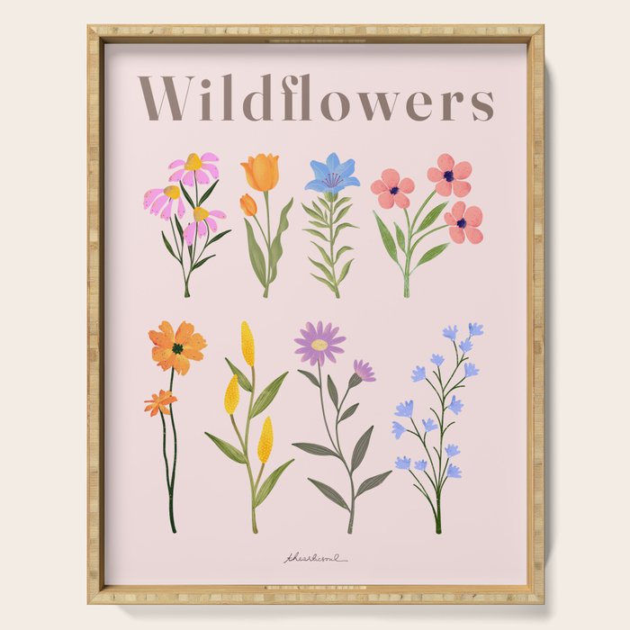 Wildflowers Serving Tray Gallery Image 1