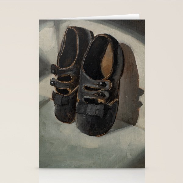 Black Maryjanes with Bows Stationery Card Gallery Image 1
