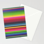 Folk abstract pattern #6 Stationery Card Gallery Image 2