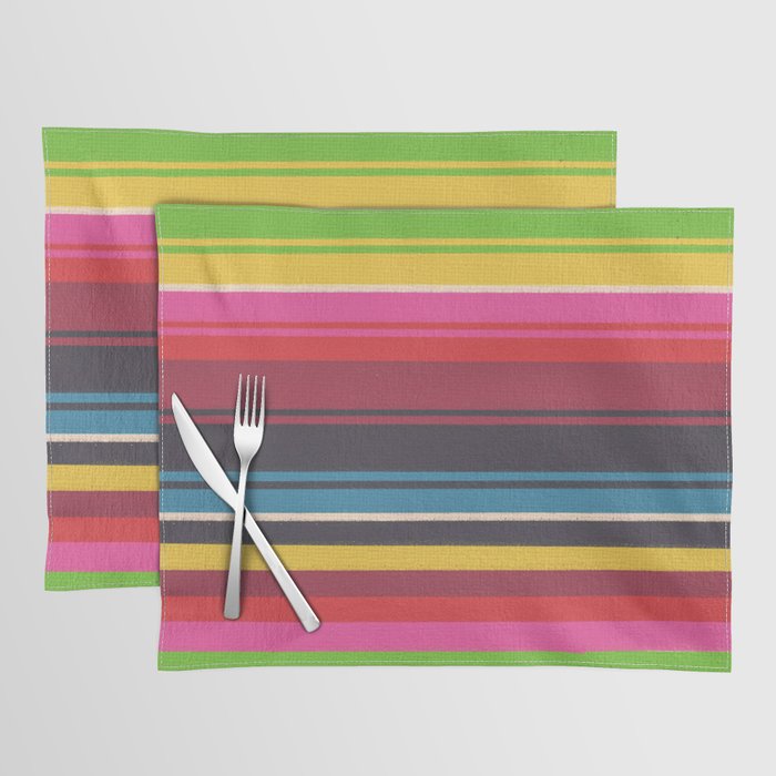 Folk abstract pattern #6 Placemat Gallery Image 1