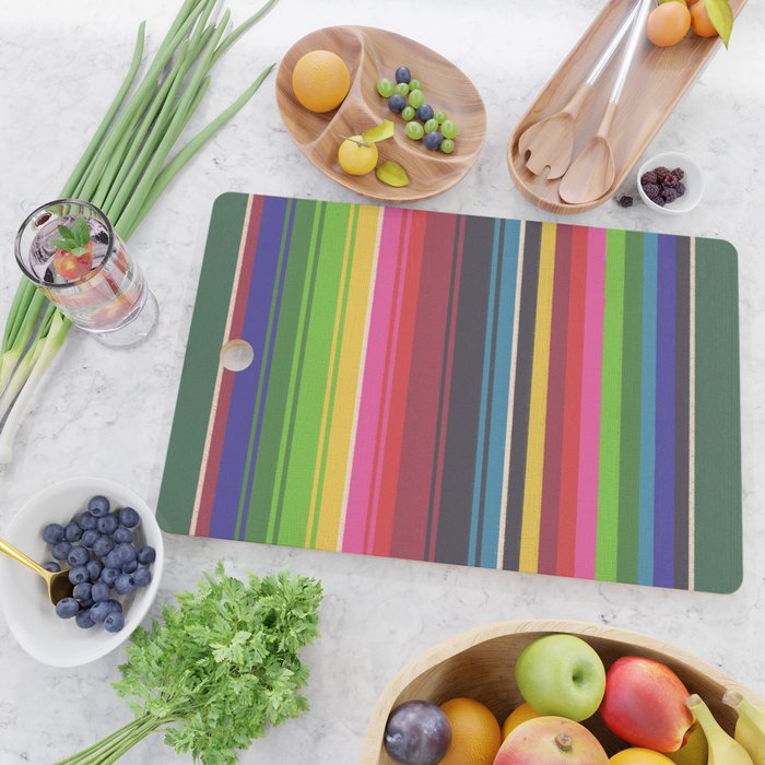 Folk abstract pattern #6 Cutting Board Gallery Image 2