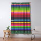 Folk abstract pattern #6 Window Curtain Gallery Image 5