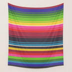 Folk abstract pattern #6 Wall Tapestry Gallery Image 4
