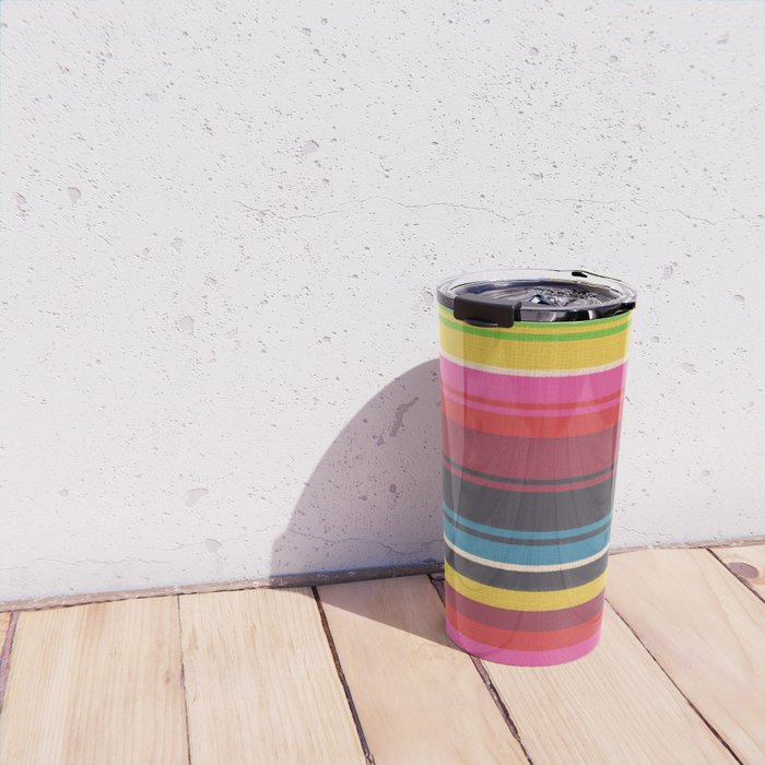 Folk abstract pattern #6 Travel Mug Gallery Image 4