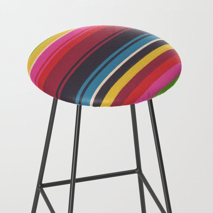 Folk abstract pattern #6 Stool Gallery Image 2