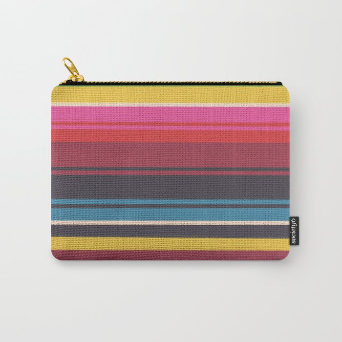 Folk abstract pattern #6 Carry All Pouch Gallery Image 1