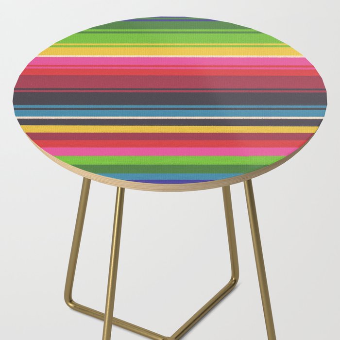 Folk abstract pattern #6 Side Table Gallery Image 2