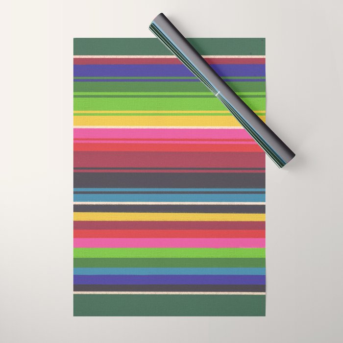 Folk abstract pattern #6 Wrapping Paper Gallery Image 1