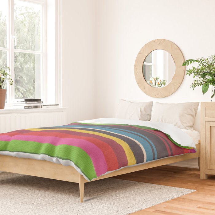 Folk abstract pattern #6 Duvet Cover Gallery Image 2