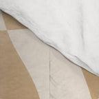Warped Checkerboard - Tan Brown Comforter Gallery Image 4