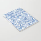 chinoiserie toile blue Notebook Gallery Image 3