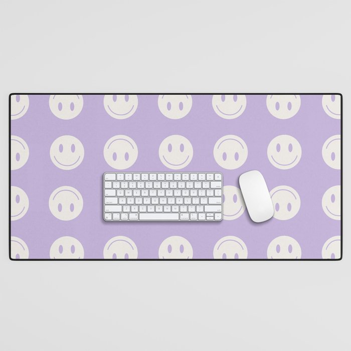 Happy Thoughts Lavender Desk Mat Gallery Image 1