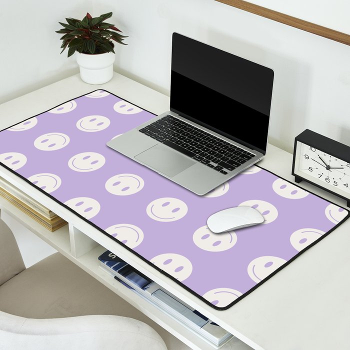 Happy Thoughts Lavender Desk Mat Gallery Image 2
