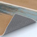 Sunset with minimal shapes on kraft paper Rug Gallery Image 4