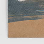 Sunset with minimal shapes on kraft paper Poster Gallery Image 3