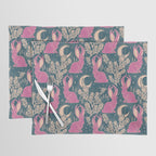 Jackalope - blue and purple  Placemat Gallery Image 1