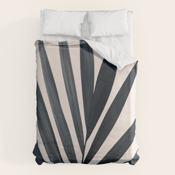 Gray Palm #3 Duvet Cover Gallery Image 6