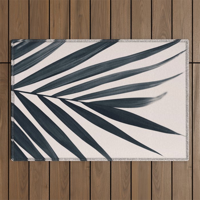 Gray Palm #3 Outdoor Rug Gallery Image 1
