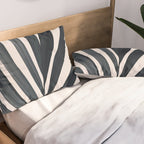 Gray Palm #3 Pillow Sham Gallery Image 2