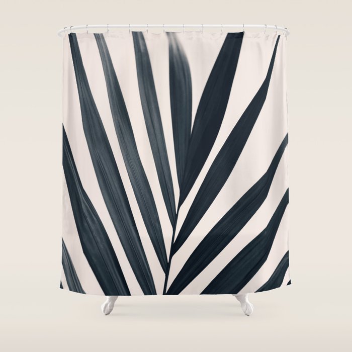 Gray Palm #3 Shower Curtain Gallery Image 1
