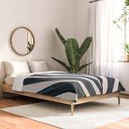 Gray Palm #3 Comforter Gallery Image 2