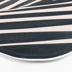 Gray Palm #3 Bath Mat Gallery Image 3