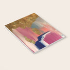 Gold Leaf & Indigo Blue Abstract Notebook Gallery Image 3