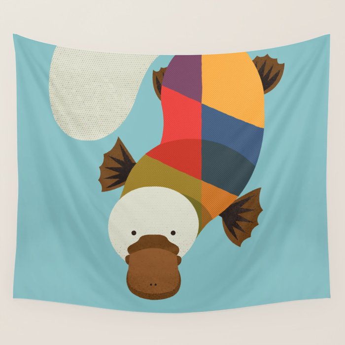 Platypus Wall Tapestry Gallery Image 1