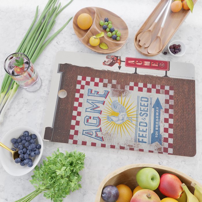 Acme Feed and Seed Nashville Tennessee Cutting Board Gallery Image 2