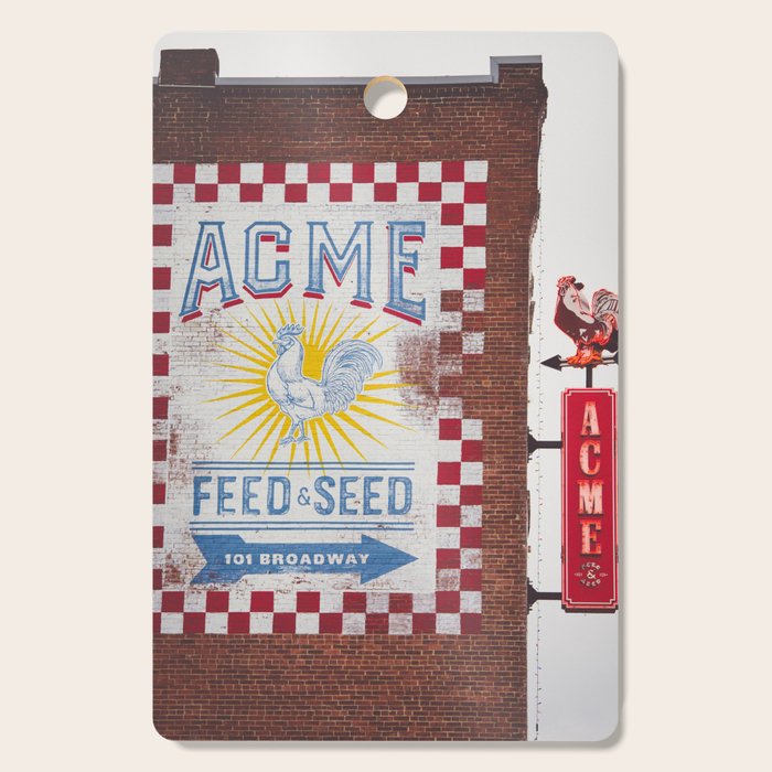 Acme Feed and Seed Nashville Tennessee Cutting Board Gallery Image 1
