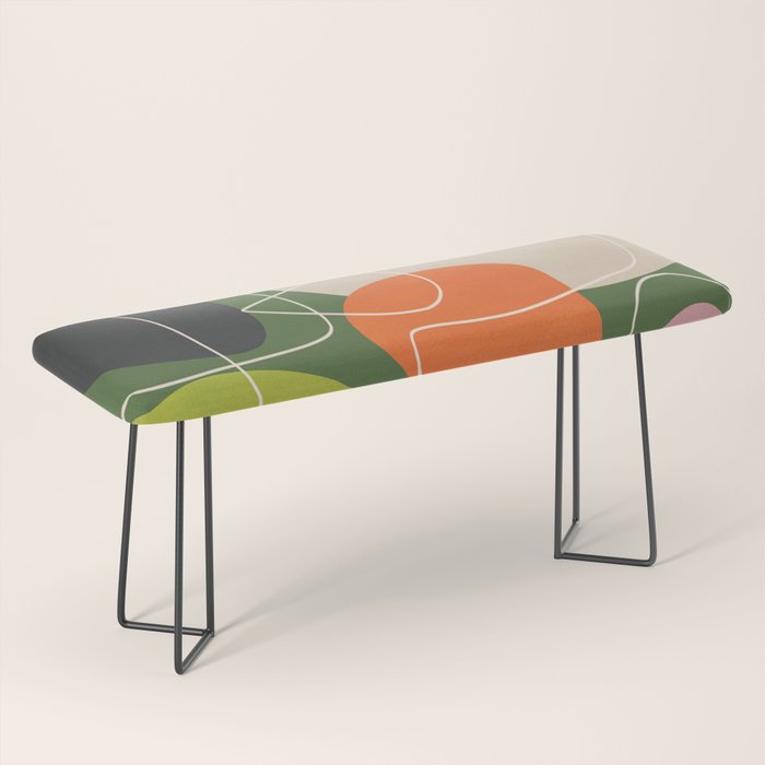Minimal Colorful Abstract Shapes 10 Bench Gallery Image 1