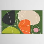 Minimal Colorful Abstract Shapes 10 Tablecloth Gallery Image 2