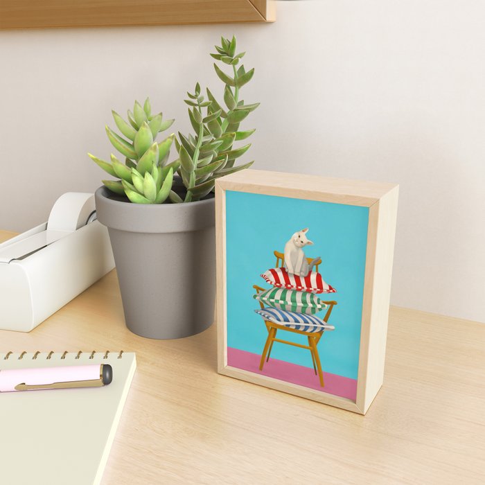 The Cushion Throne Mini Art Print Gallery Image 2