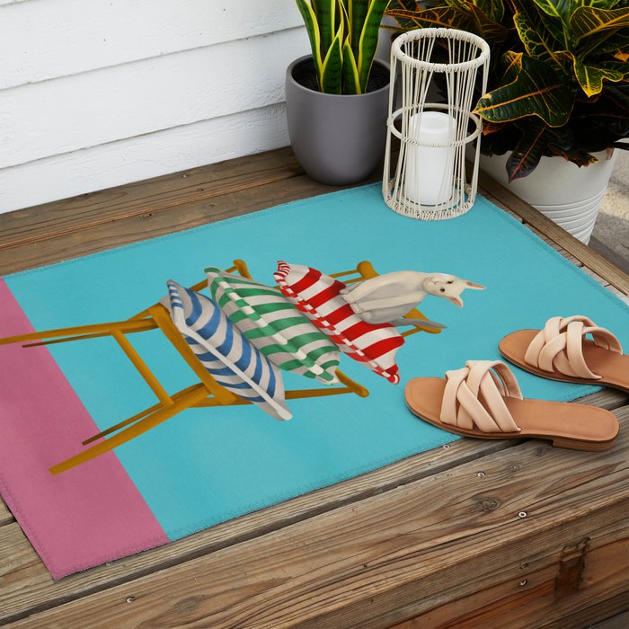 The Cushion Throne Outdoor Rug Gallery Image 2