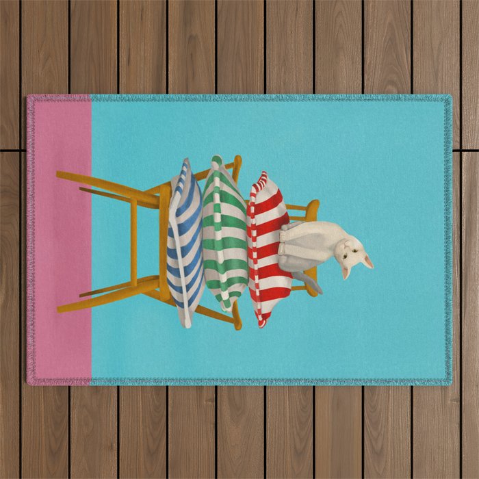 The Cushion Throne Outdoor Rug Gallery Image 1