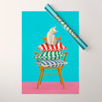 The Cushion Throne Wrapping Paper Gallery Image 1