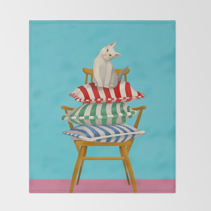 The Cushion Throne Throw Blanket Gallery Image 2
