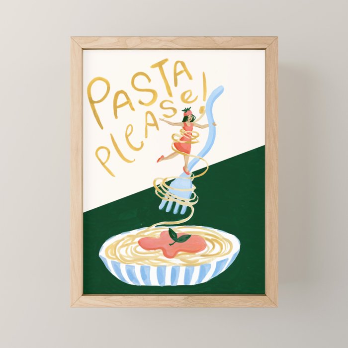 Pasta Please! Mini Art Print Gallery Image 1