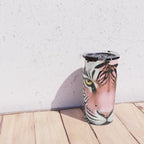 Miss Me? Tiger Portrait, Jungle Pose Tropical Nature Wildlife, Animals Wild Forest Eyes, Close-up Leopard Panther Cheetah Cats Pink Mixed Media Travel Mug Gallery Image 4